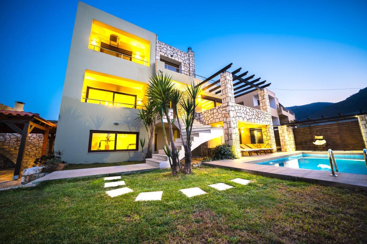 Villa Majestic Crete Heated Pool And Sauna Megala Chorafia Exteriér fotografie