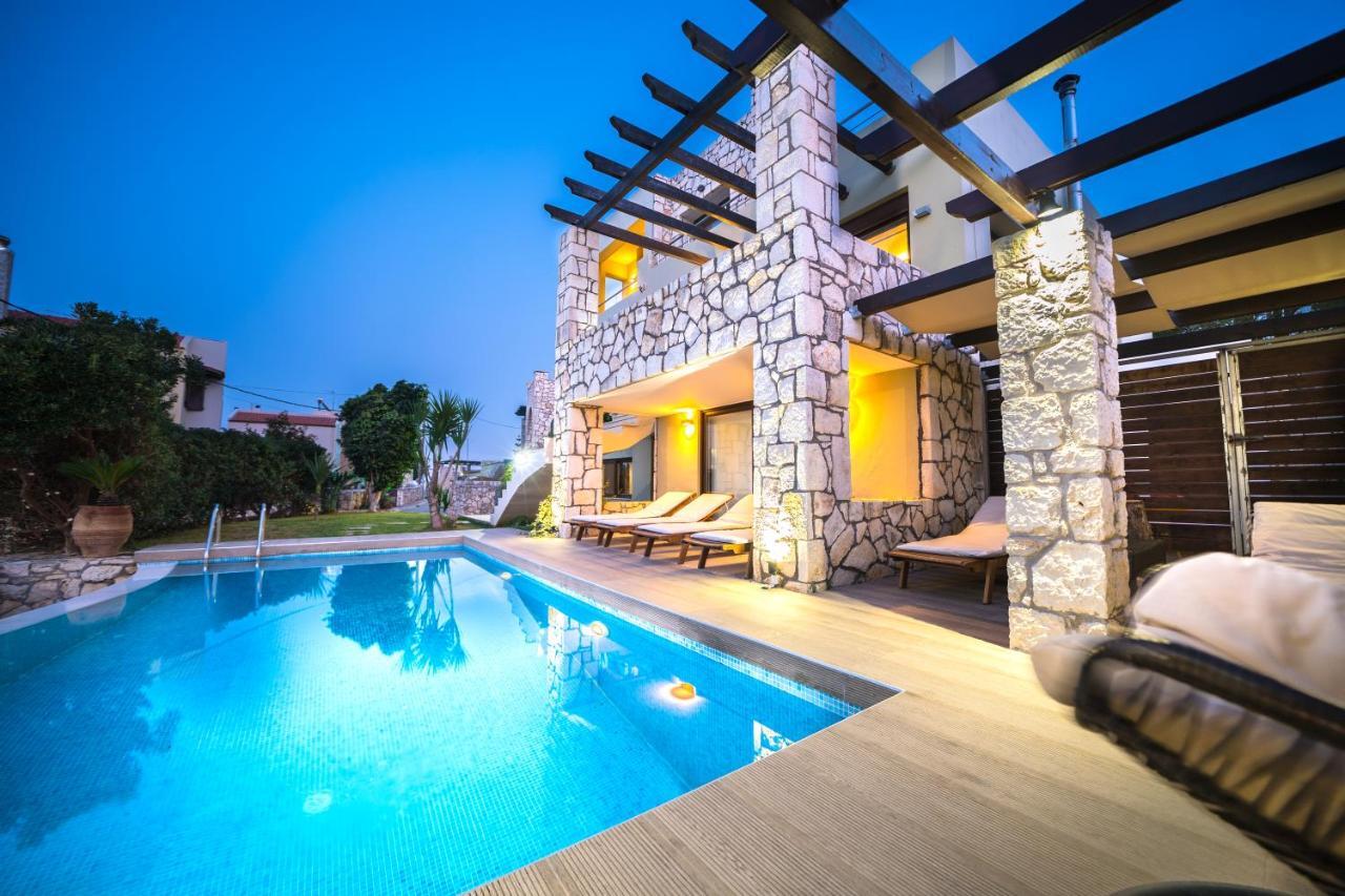 Villa Majestic Crete Heated Pool And Sauna Megala Chorafia Exteriér fotografie