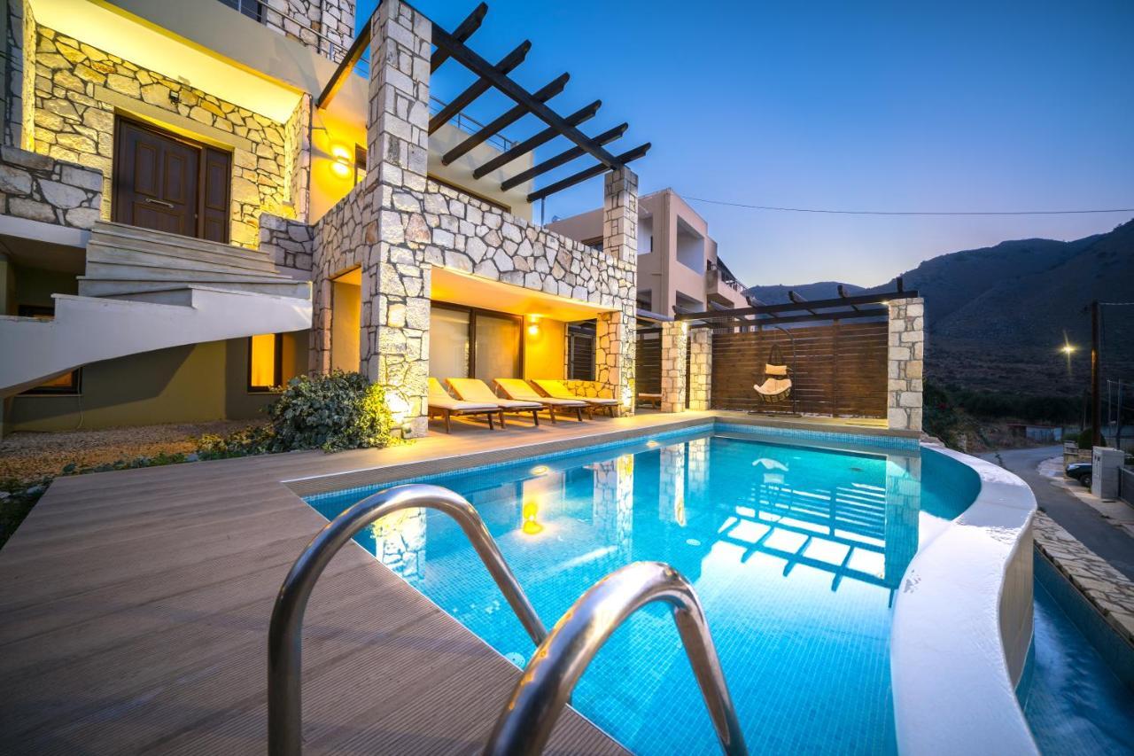 Villa Majestic Crete Heated Pool And Sauna Megala Chorafia Exteriér fotografie