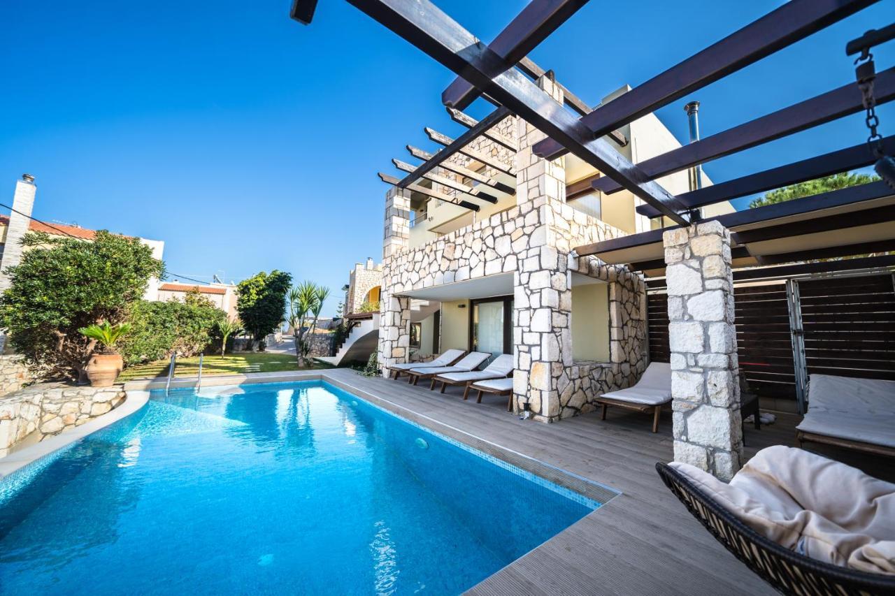 Villa Majestic Crete Heated Pool And Sauna Megala Chorafia Exteriér fotografie